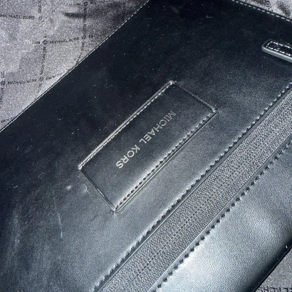 Michael Kors Black Leather Briefcase